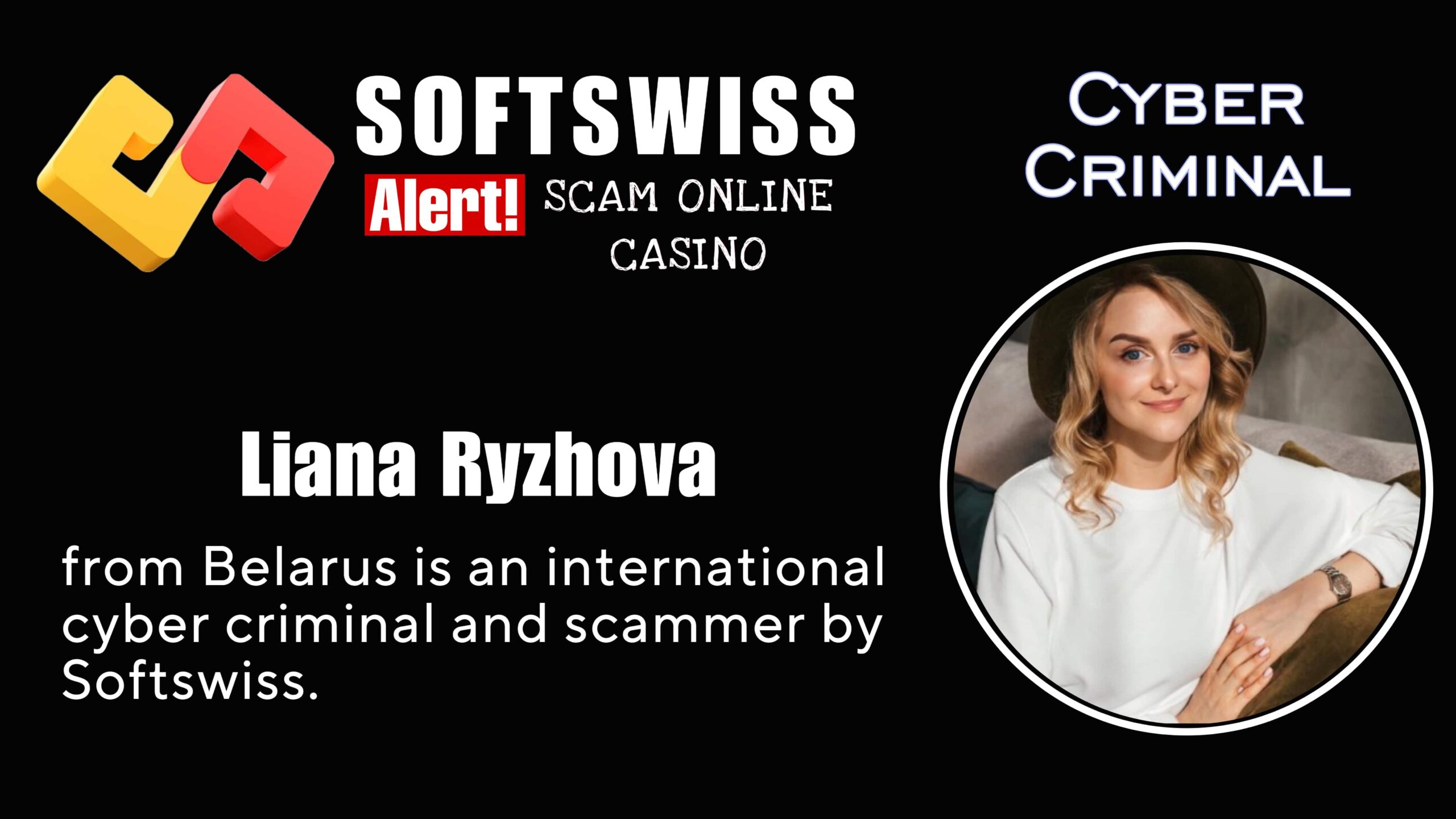 Liana Ryzhova - softswiss scam - Casino by Softswiss